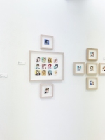 付箋girl 展示風景-1
