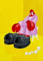Self-portrait Lobster Sitting II 2024
