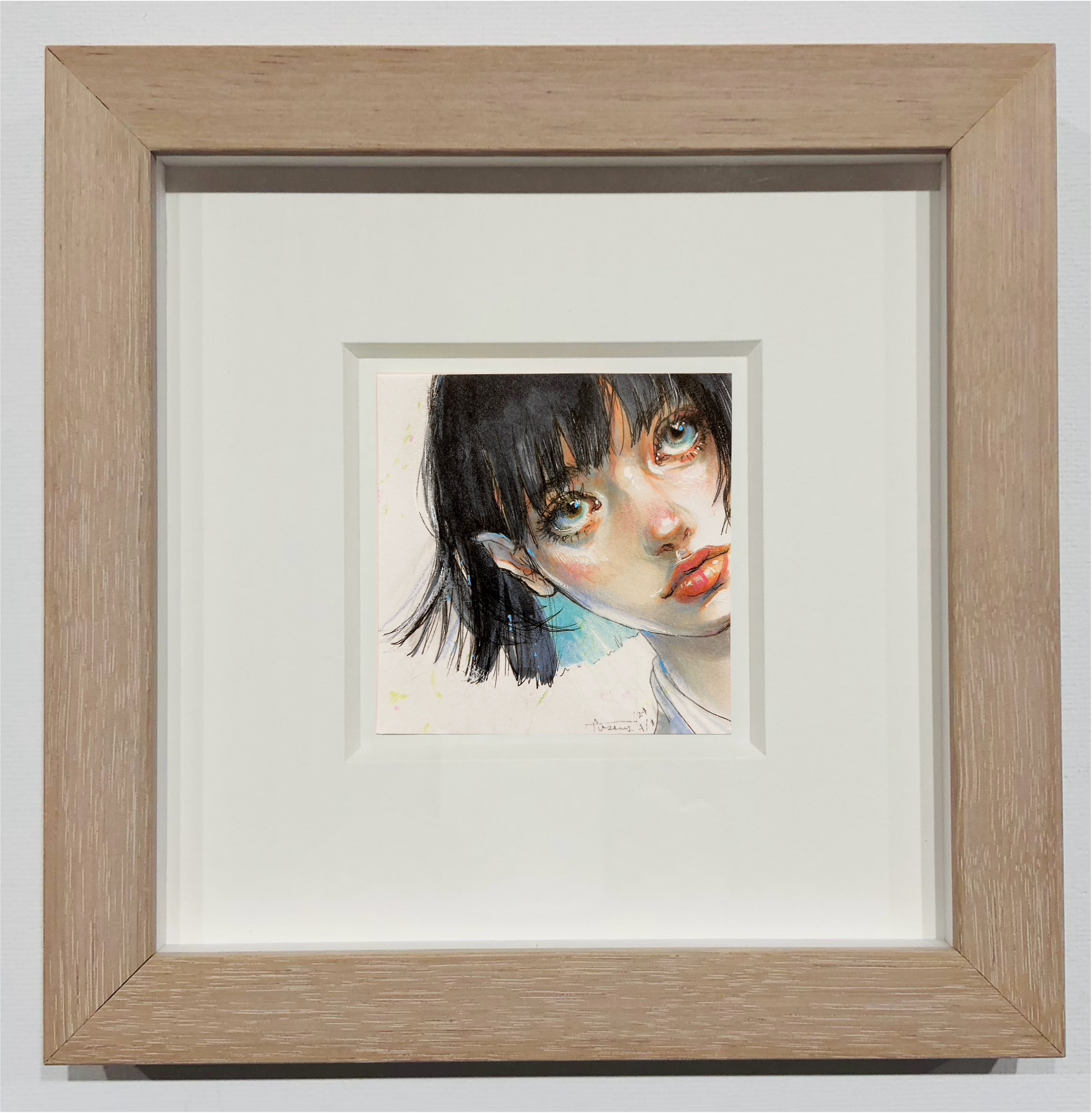 付箋girl® | 付箋紙 (7.5 x 7.5 cm) 作品 ー 2024年4月制作