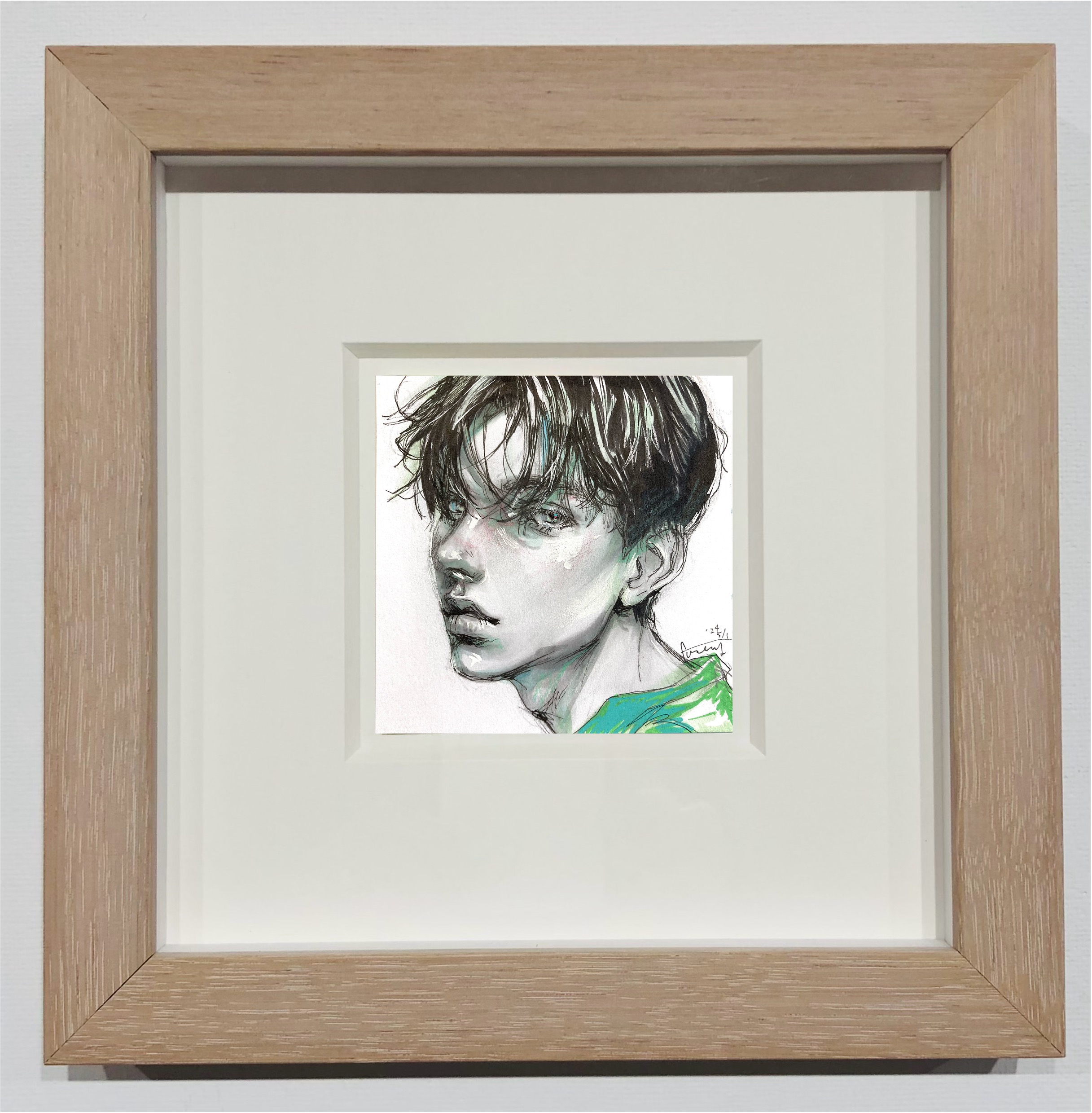 付箋girl® | 付箋紙 (7.5 x 7.5 cm) 作品 ー 2024年5月制作