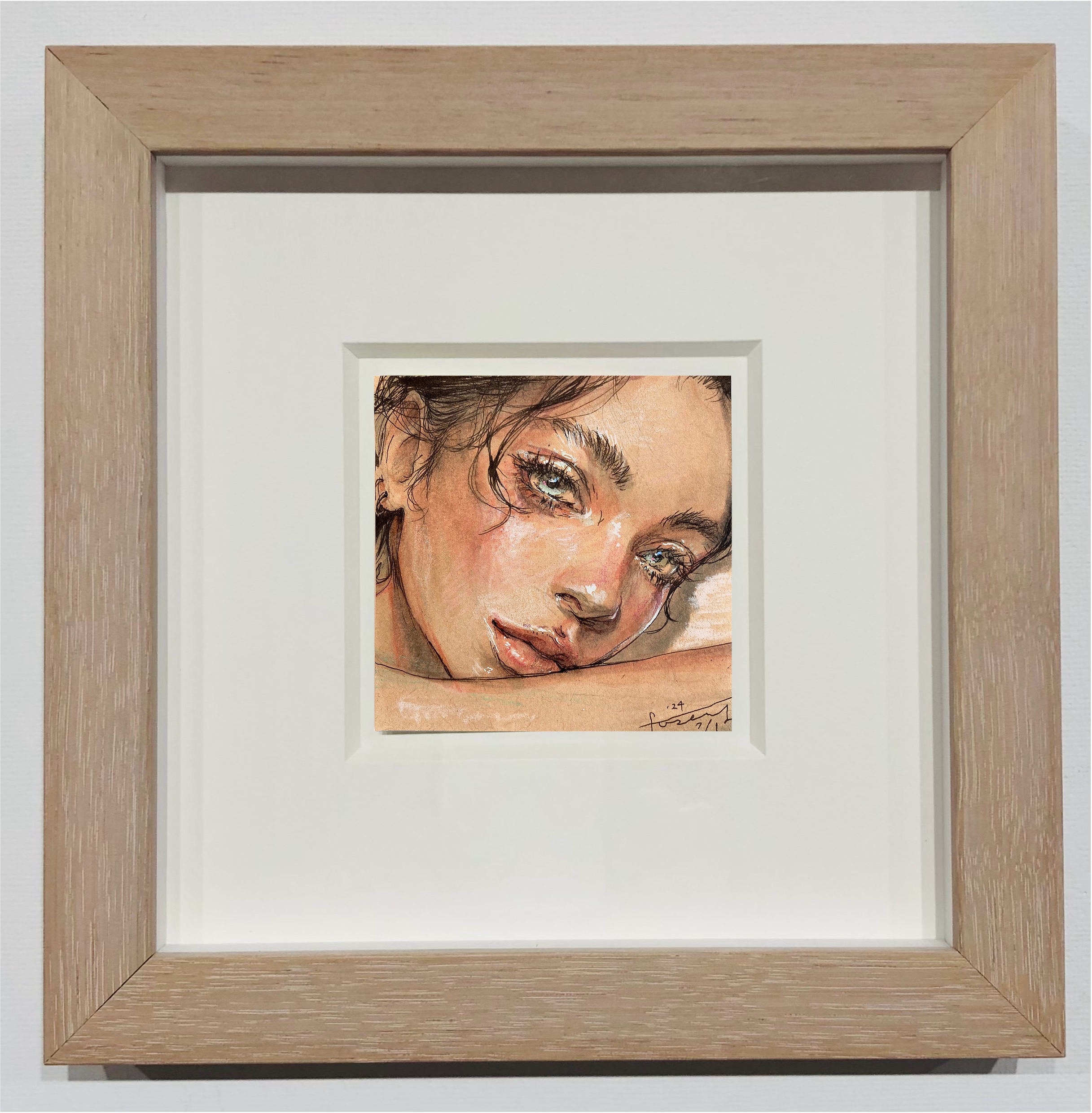 付箋girl® | 付箋紙 (7.5 x 7.5 cm) 作品 ー 2024年7月制作
