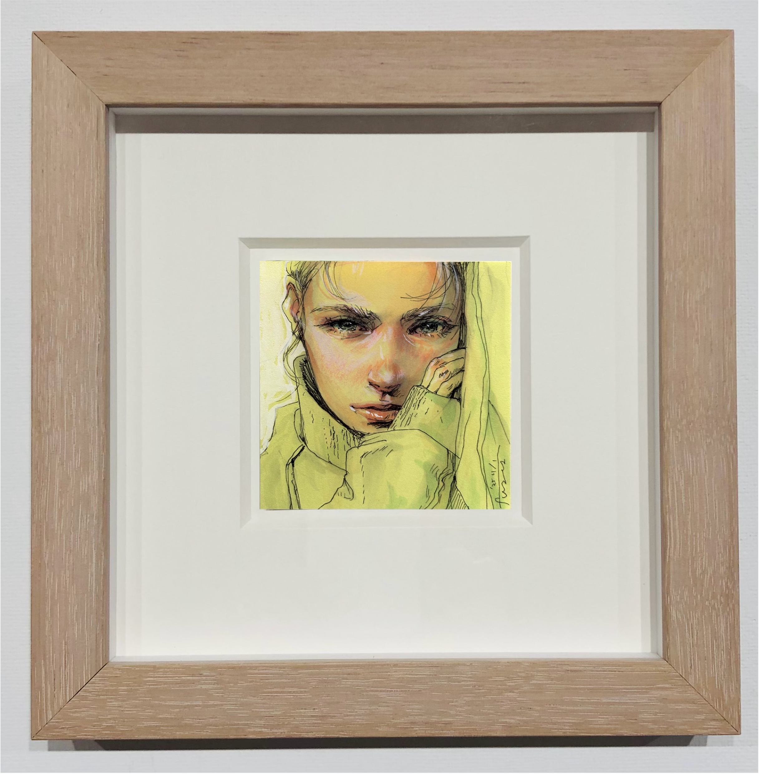付箋girl® | 付箋紙 (7.5 x 7.5 cm) 作品 ー 2025年11月制作