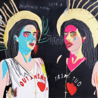 Self 2022 Self 2022, 38 x 46 cm, acrylic and soft lead pencil on canvas