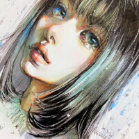 無題 2024年3月26日 無題 2024年3月26日, 7.5x 7.5cm, 付箋紙にミックスド・メディア