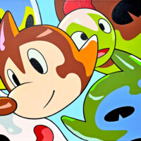 Bubbles 2023 Bubbles 2023, 35 x 45 cm, キャンバスにアクリル絵具