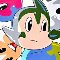 Bubbles 2023 Bubbles 2023, 35 x 40 cm, キャンバスにアクリル絵具