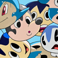 Bubbles 2024 Bubbles 2024, 35 x 45 cm, キャンバスにアクリル絵具